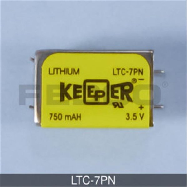 Fedco Batteries FedCo Batteries Compatible with  EaglePicher LTC-7PN EaglePicher Keeper Specialty Battery - 3.5V  750mAh LTC-7PN